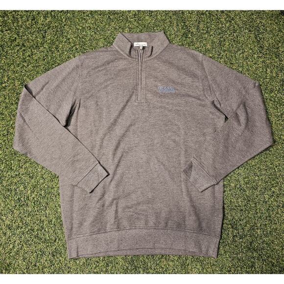 Peter Millar Mens XL US OPEN Championship LS Zip Pullover Gray Soft - Picture 1 of 6